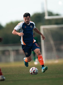 Driving at the defender