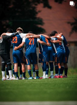 Pre-match huddle