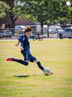 First touch in stride
